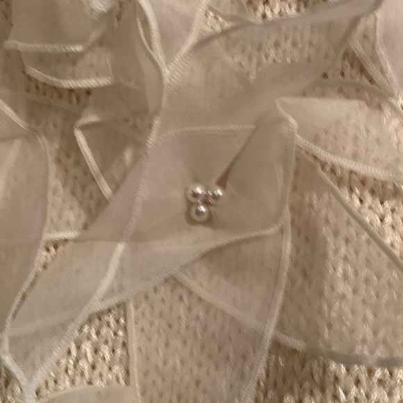 Vintage Sheila Raymond Woman’s Puffed Sleeve Short Sweater,size M - Picture 3 of 10